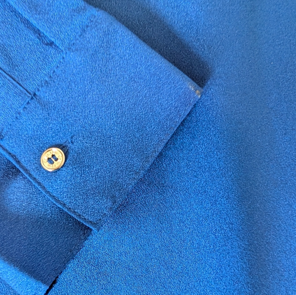 Calvin klein Blue Women's Blouse with Zipper - Picture 8 of 11